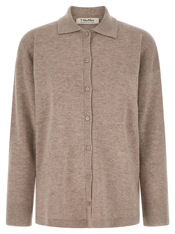 'S Max Mara 80% wool cardigan in beige