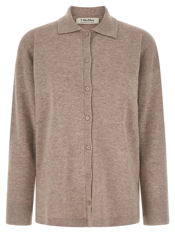 'S Max Mara 80% wool cardigan in beige