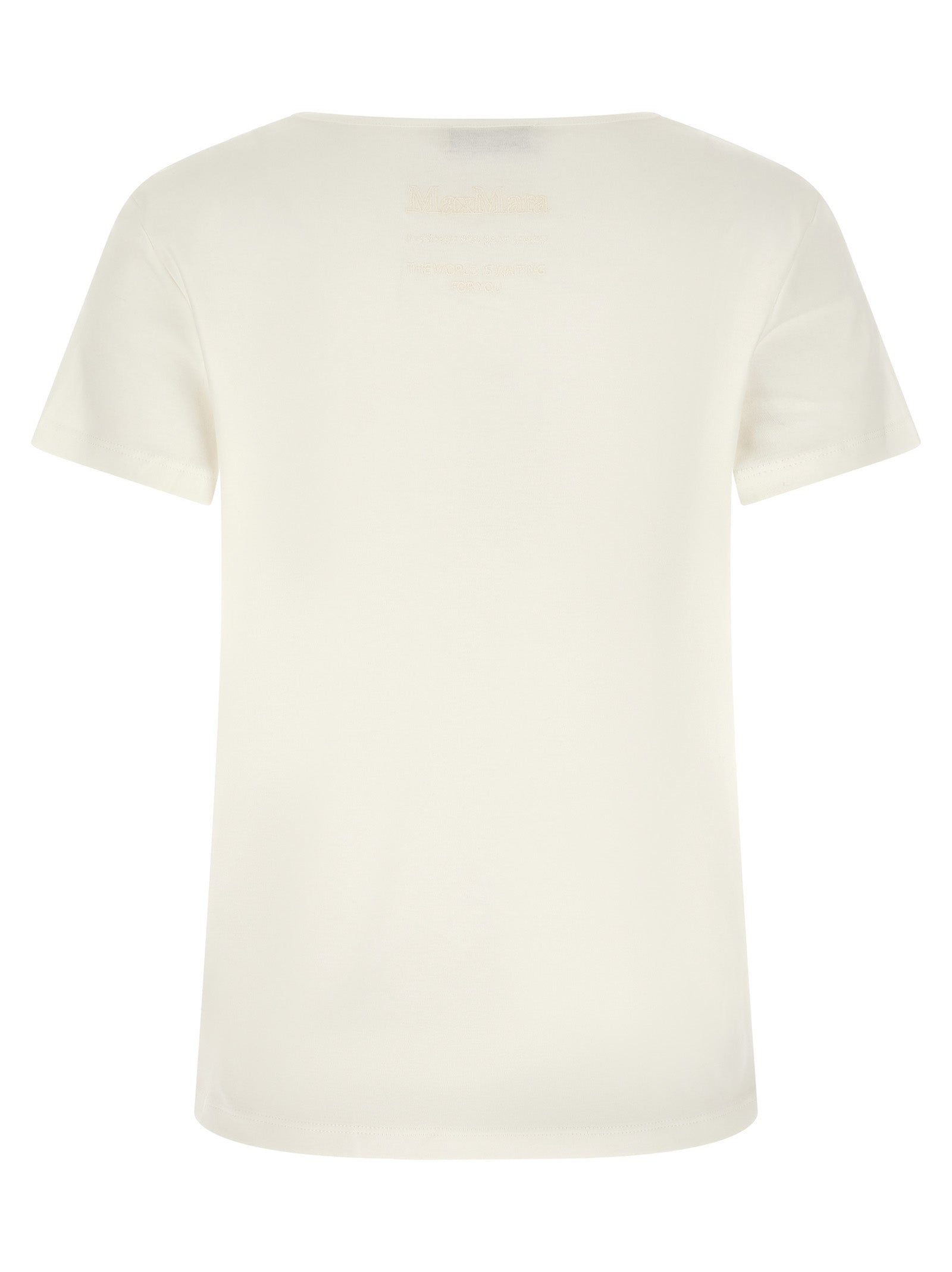 'S Max Mara 100% Cotton t-shirt in white — view 2