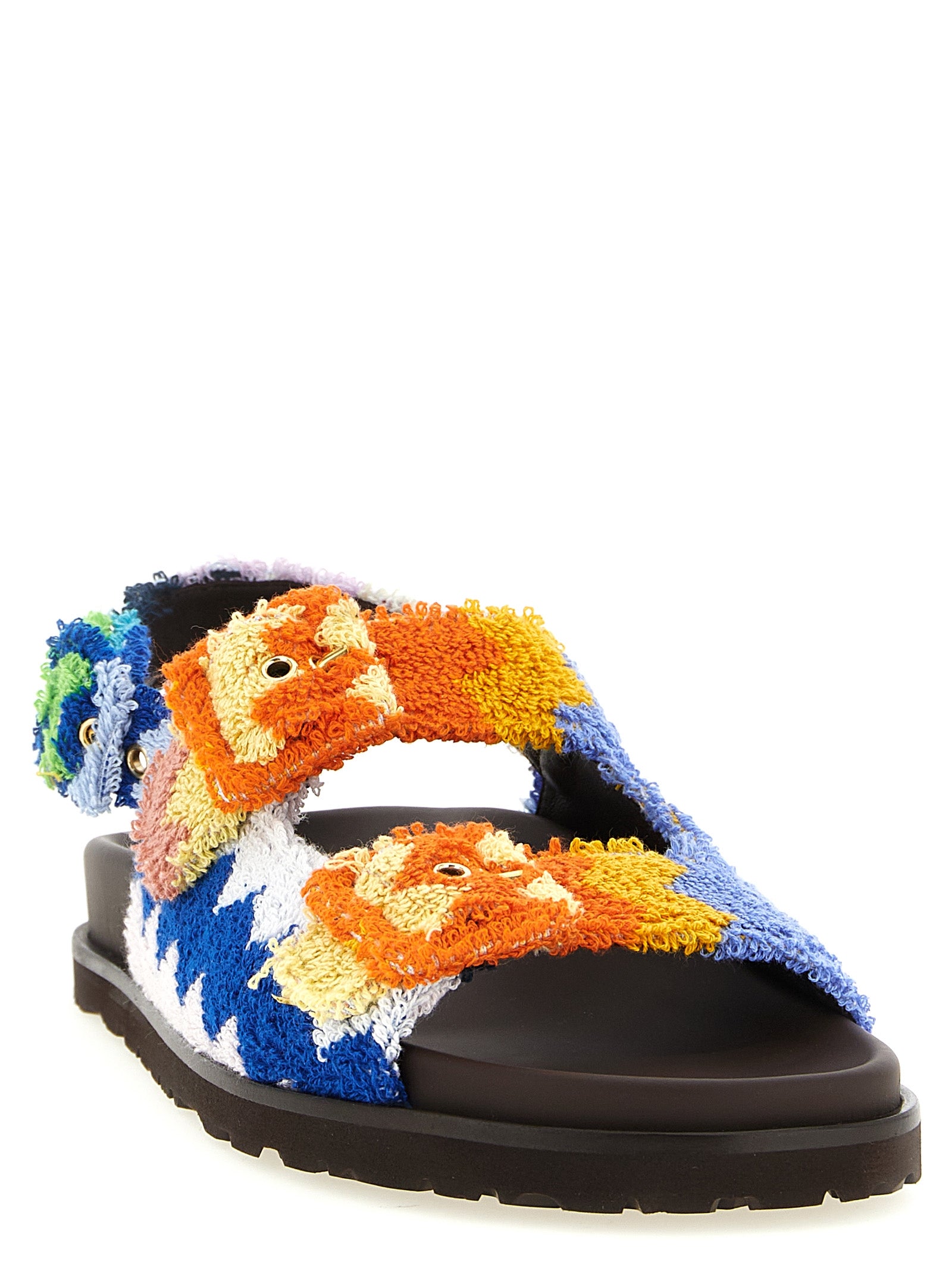 Missoni 100% goat leather upper sandal in multicolor — view 2