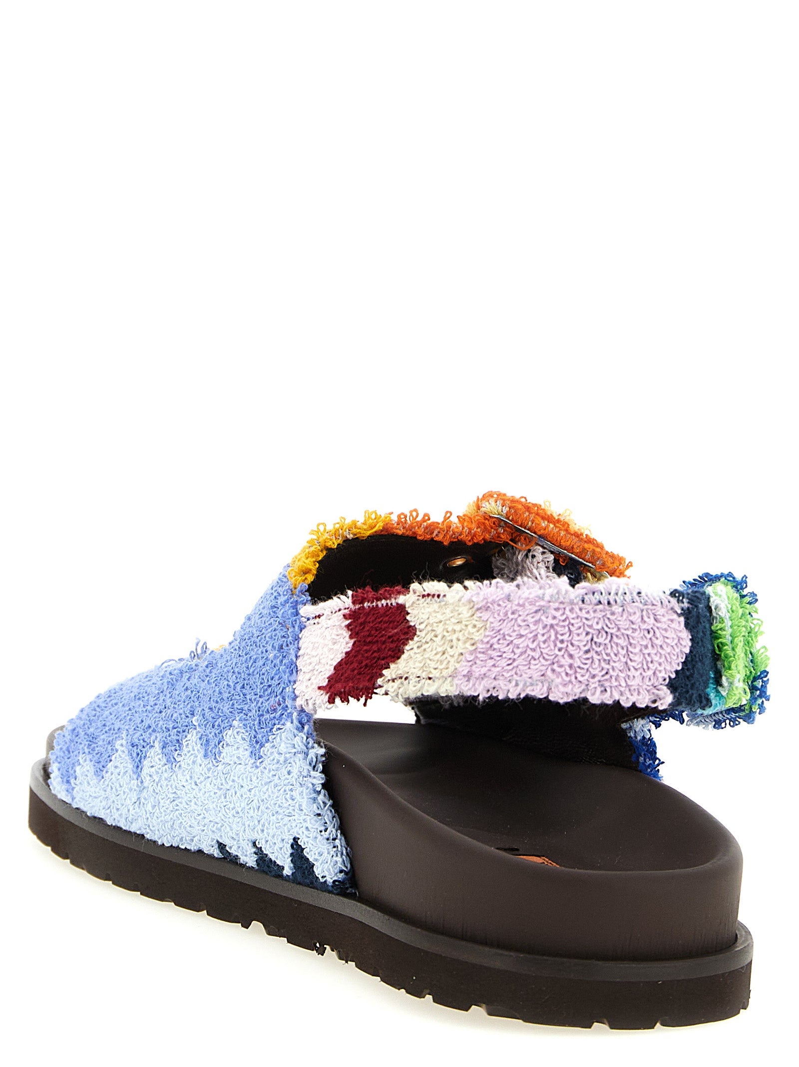 Missoni 100% goat leather upper sandal in multicolor — view 3