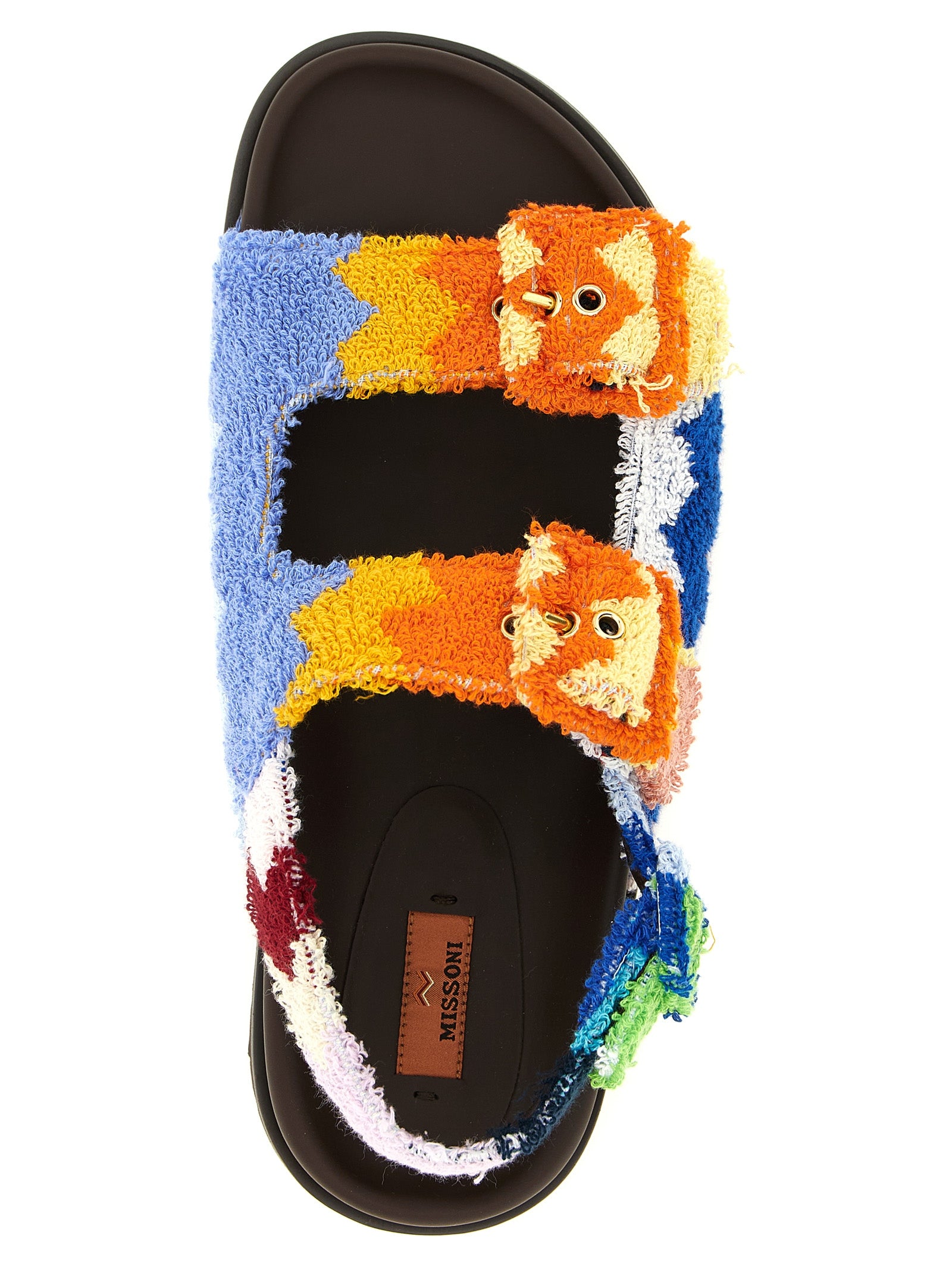 Missoni 100% goat leather upper sandal in multicolor — view 4