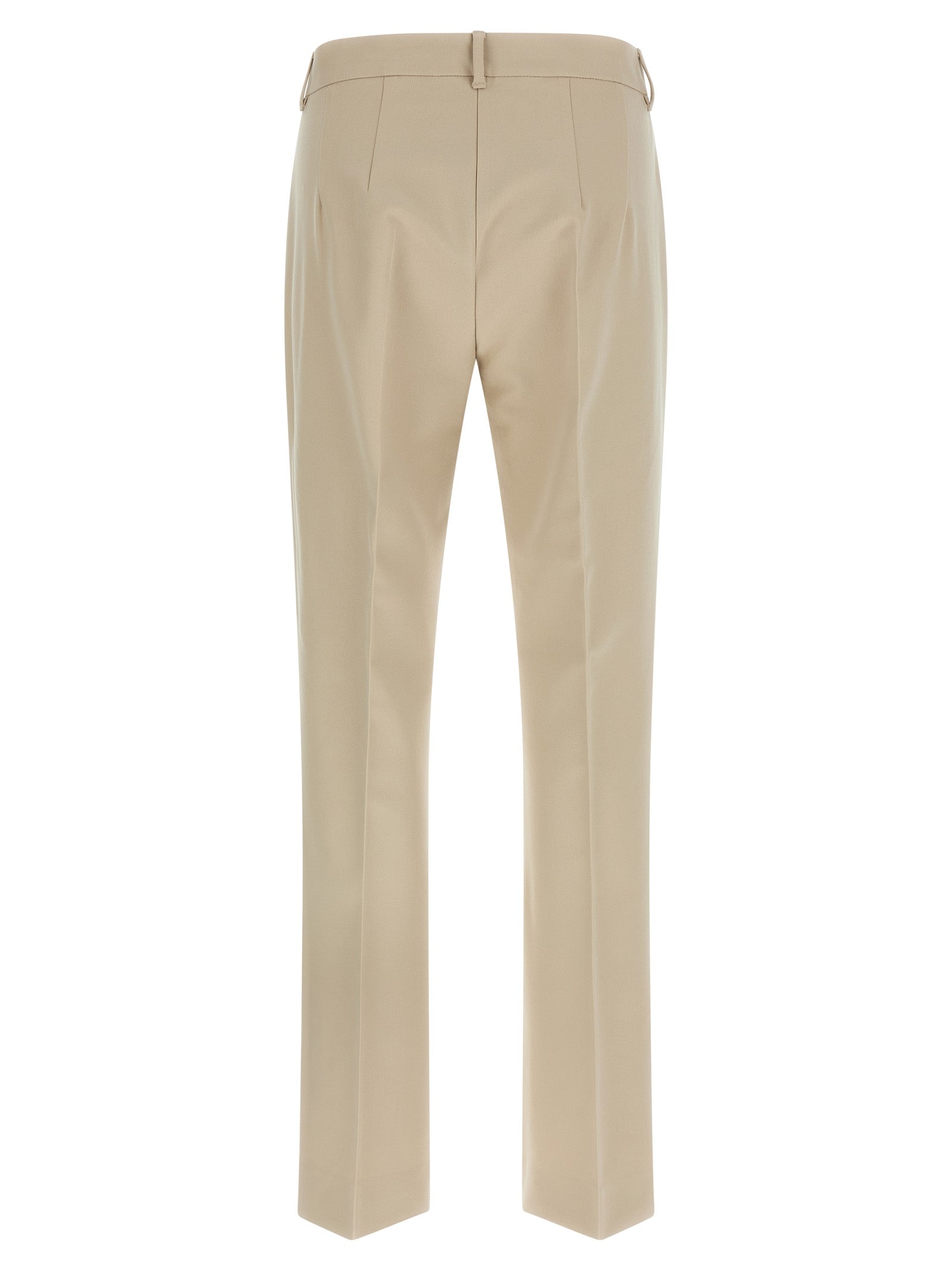 'S Max Mara 47% Cotton trousers in beige — view 2