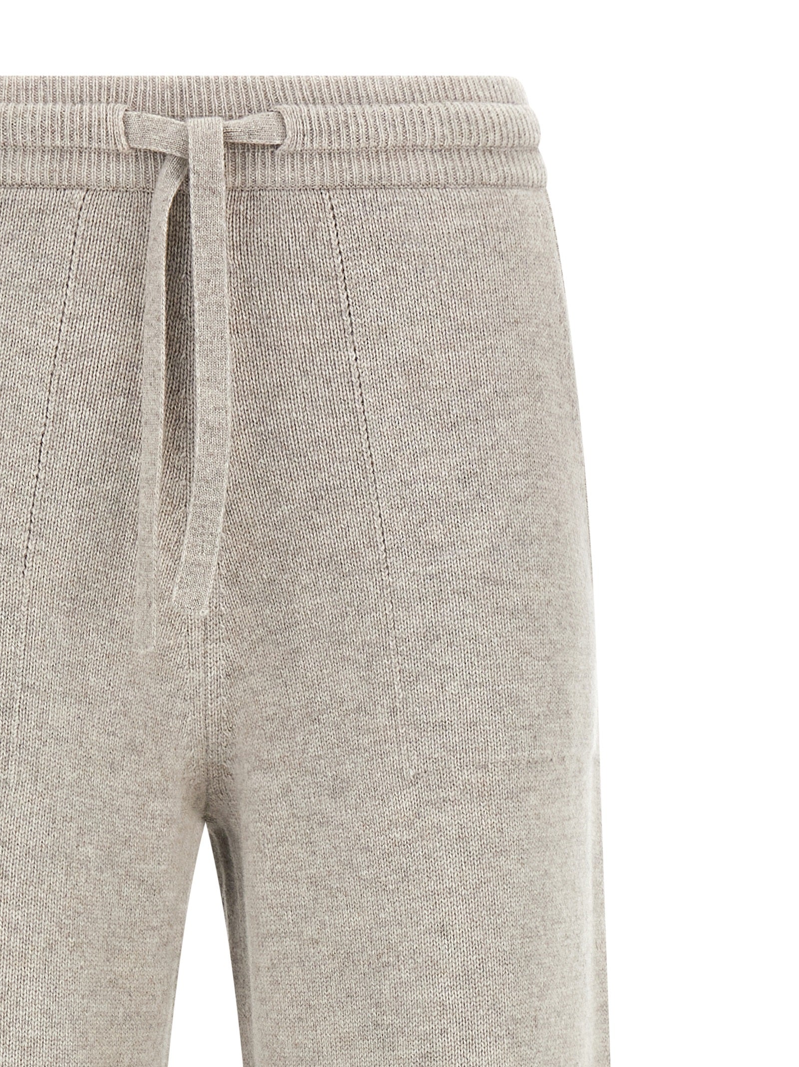 'S Max Mara 80% wool joggers in beige — view 3