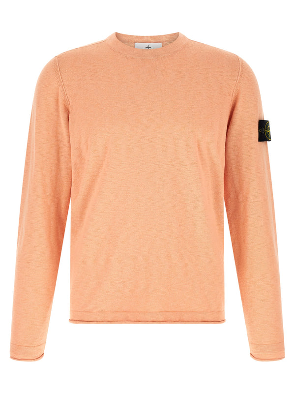 Stone Island 78% cotton sweatshirt in pink