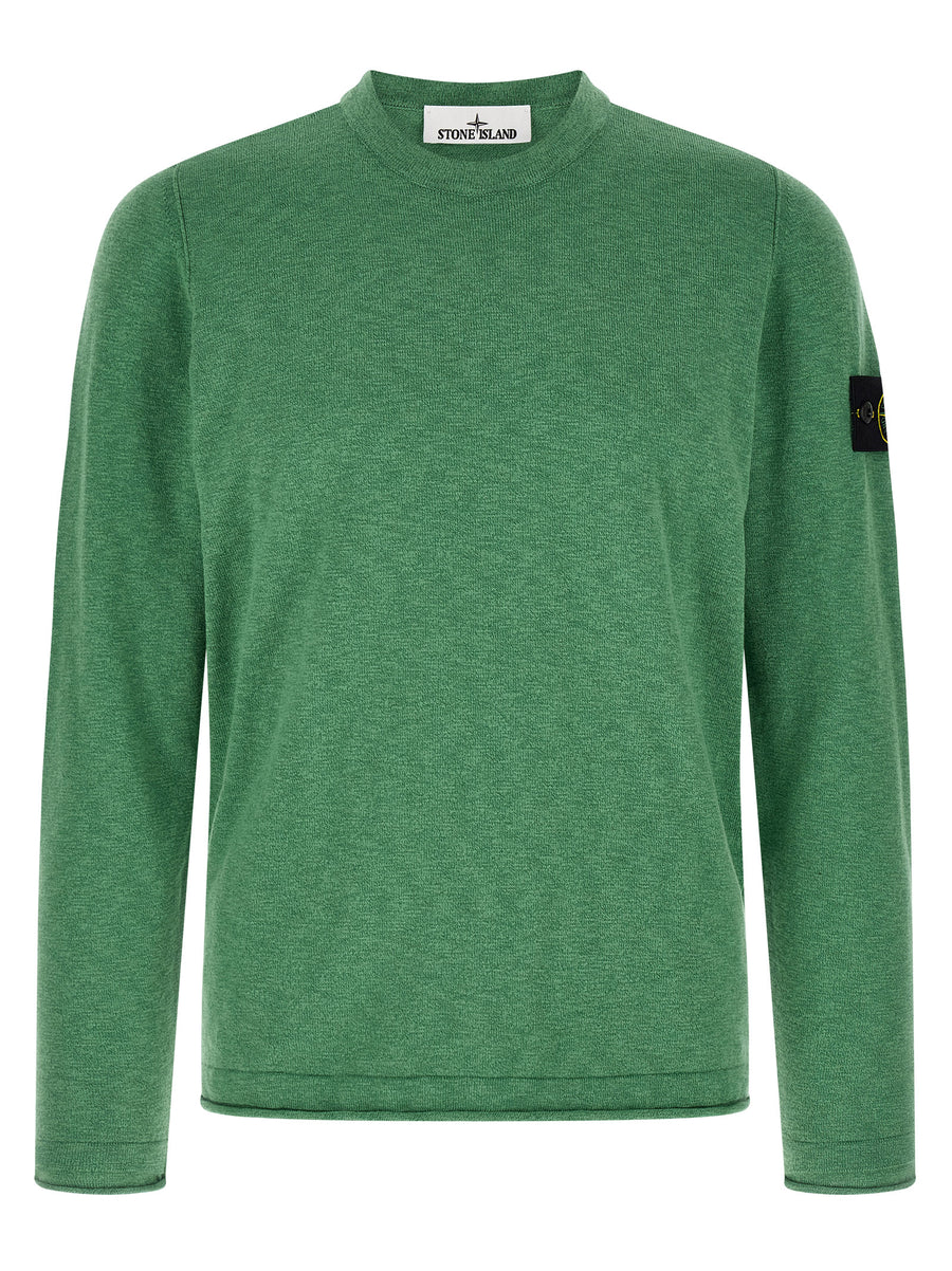 Stone Island 78% Cotton sweater in green
