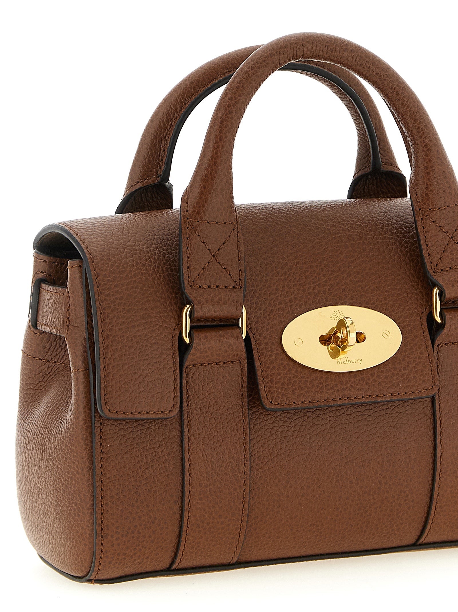 Brown Calfskin Handbag Bag