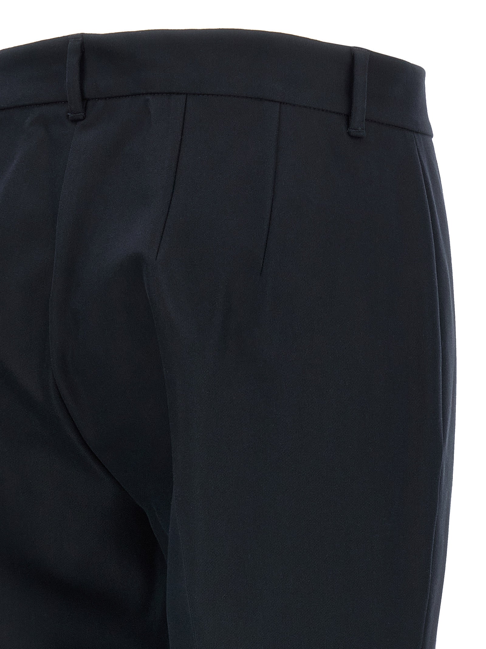 'S Max Mara 47% Cotton trousers in blue — view 4
