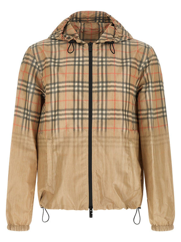 Burberry 54% viscose jacket in beige