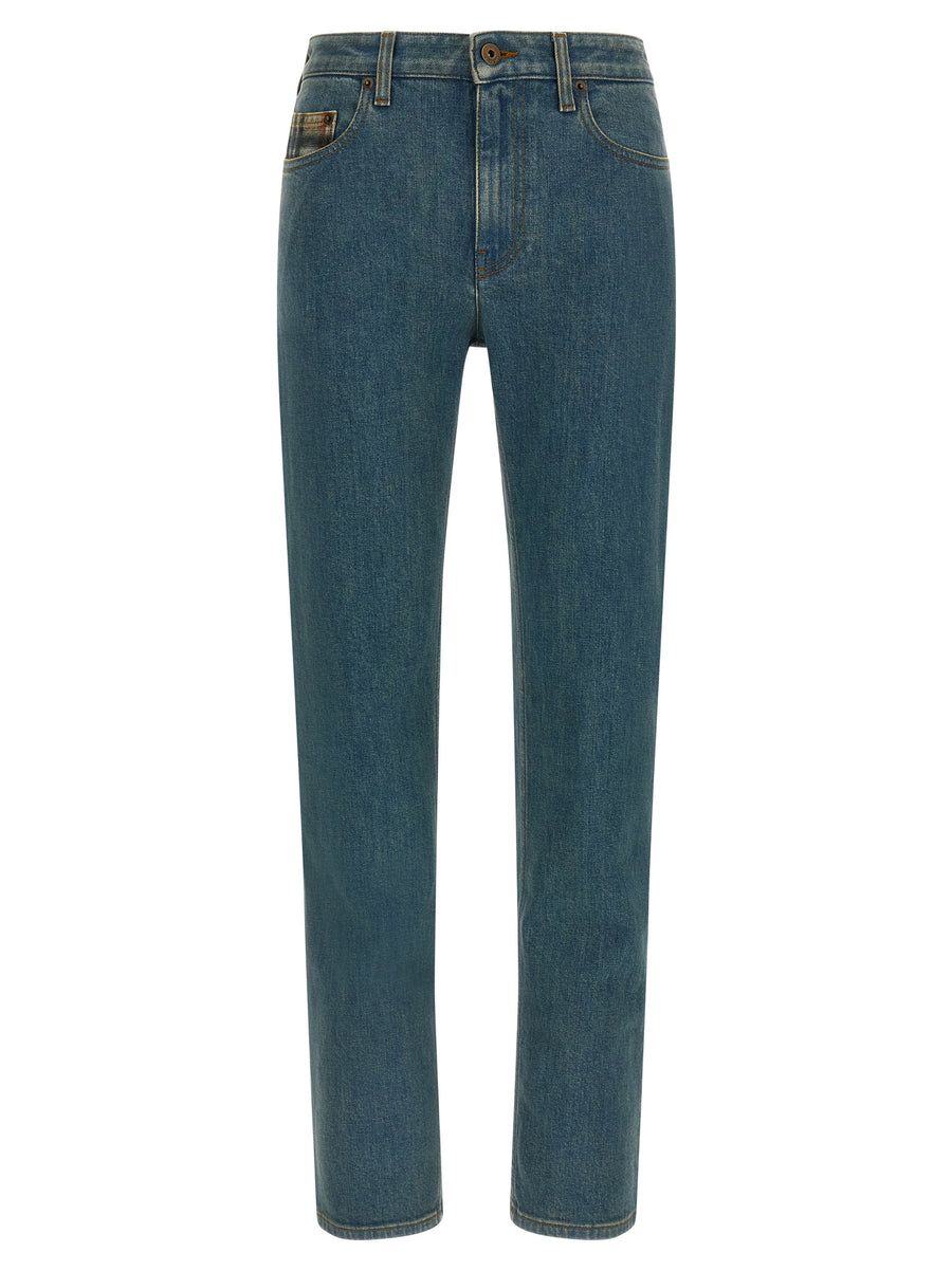 Burberry 98% cotton jeans in blue