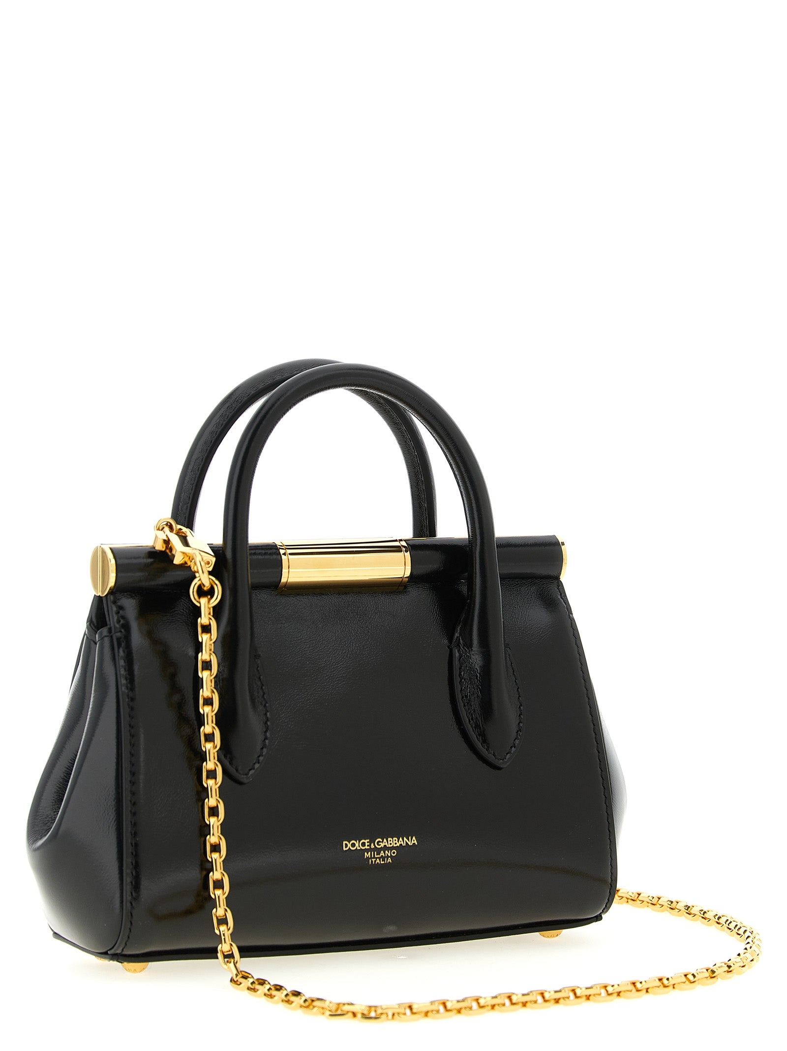 Black Calfskin Handbag Bag