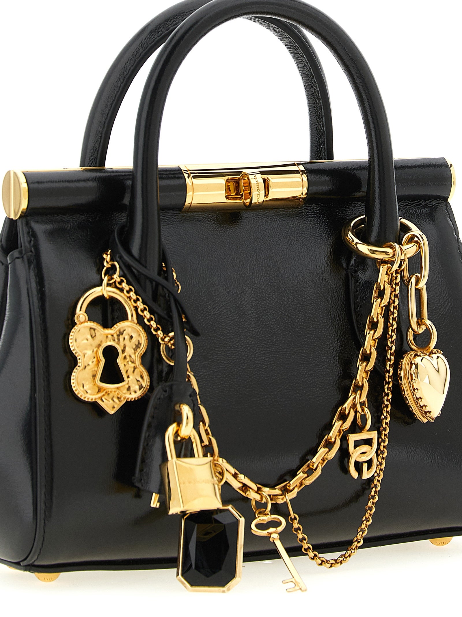 Black Calfskin Handbag Bag
