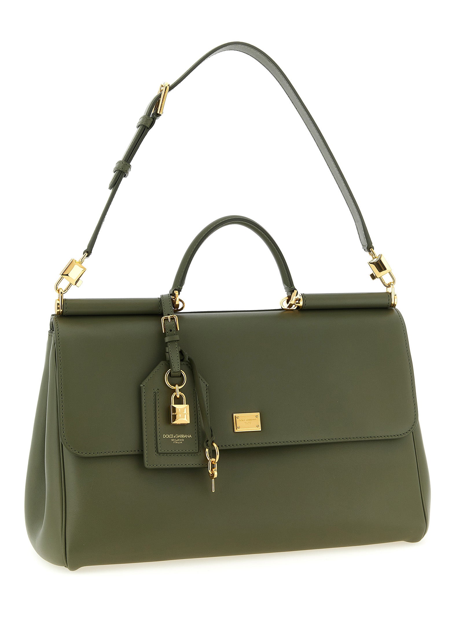 Bicolor Calfskin Handbag Bag