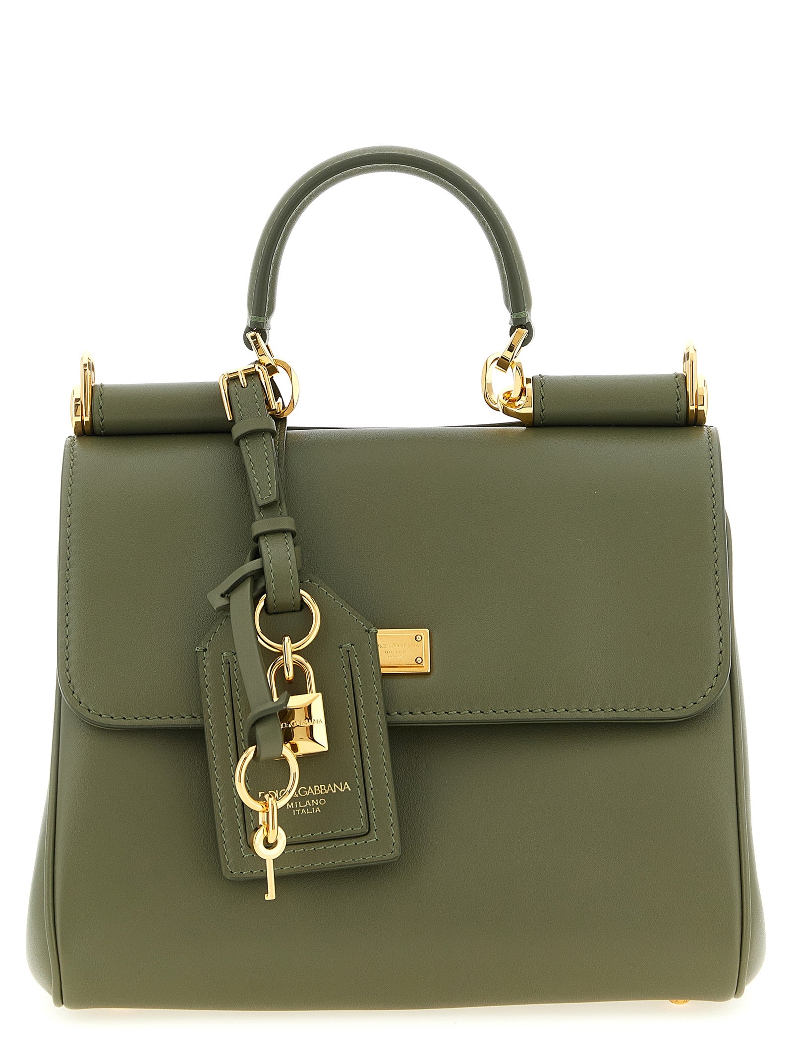 Bicolor Calfskin Handbag Bag