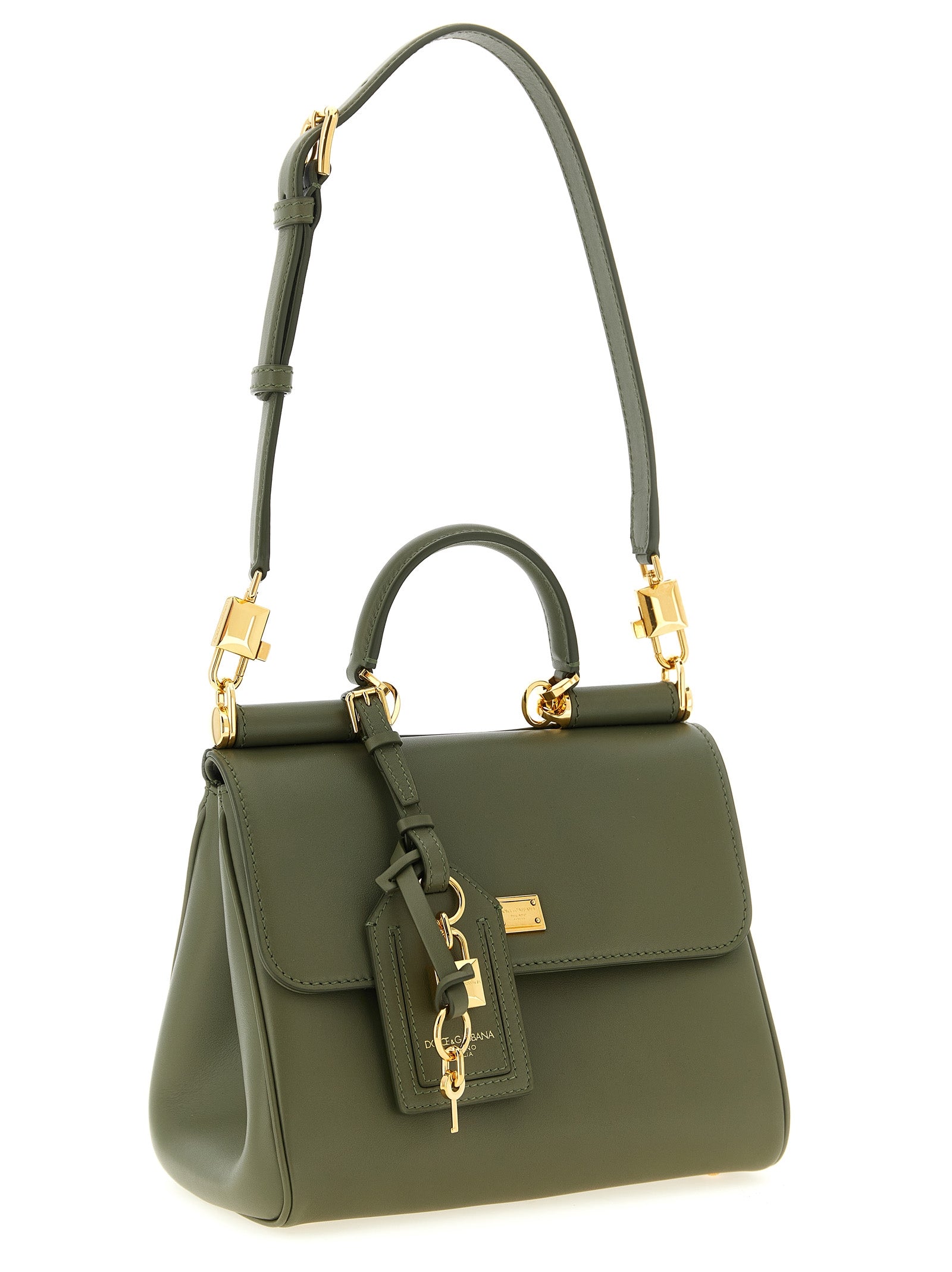 Bicolor Calfskin Handbag Bag