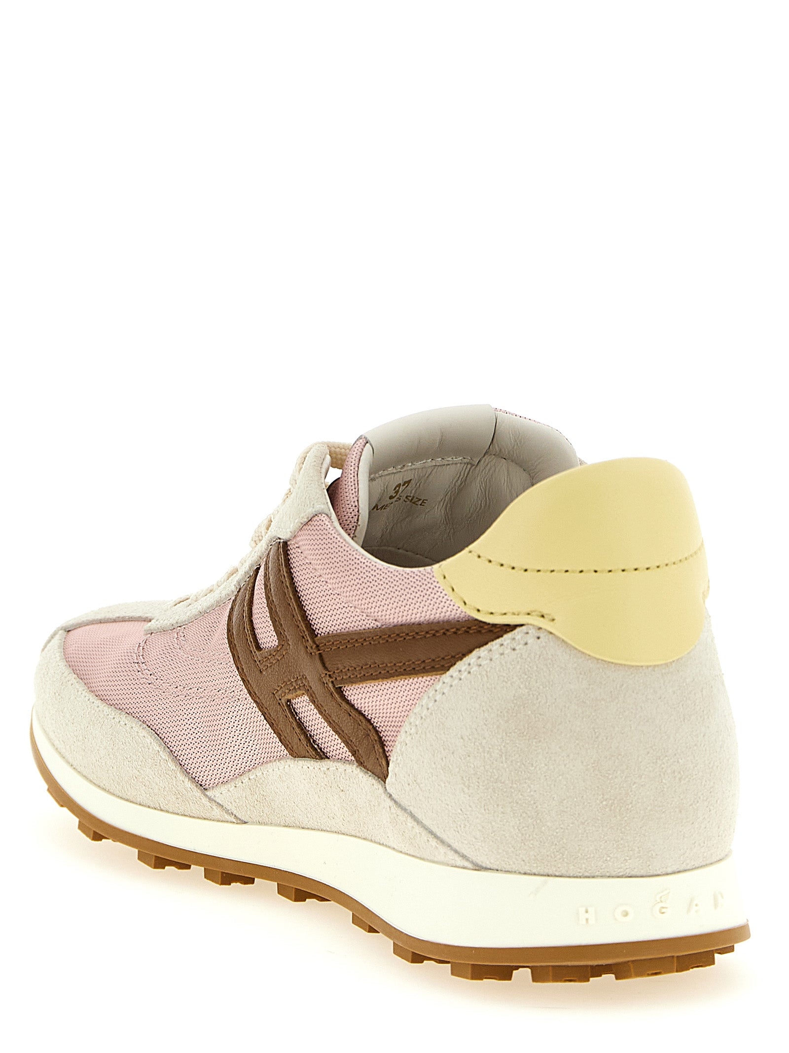 Hogan 65% cotton sneaker in multicolor — view 3