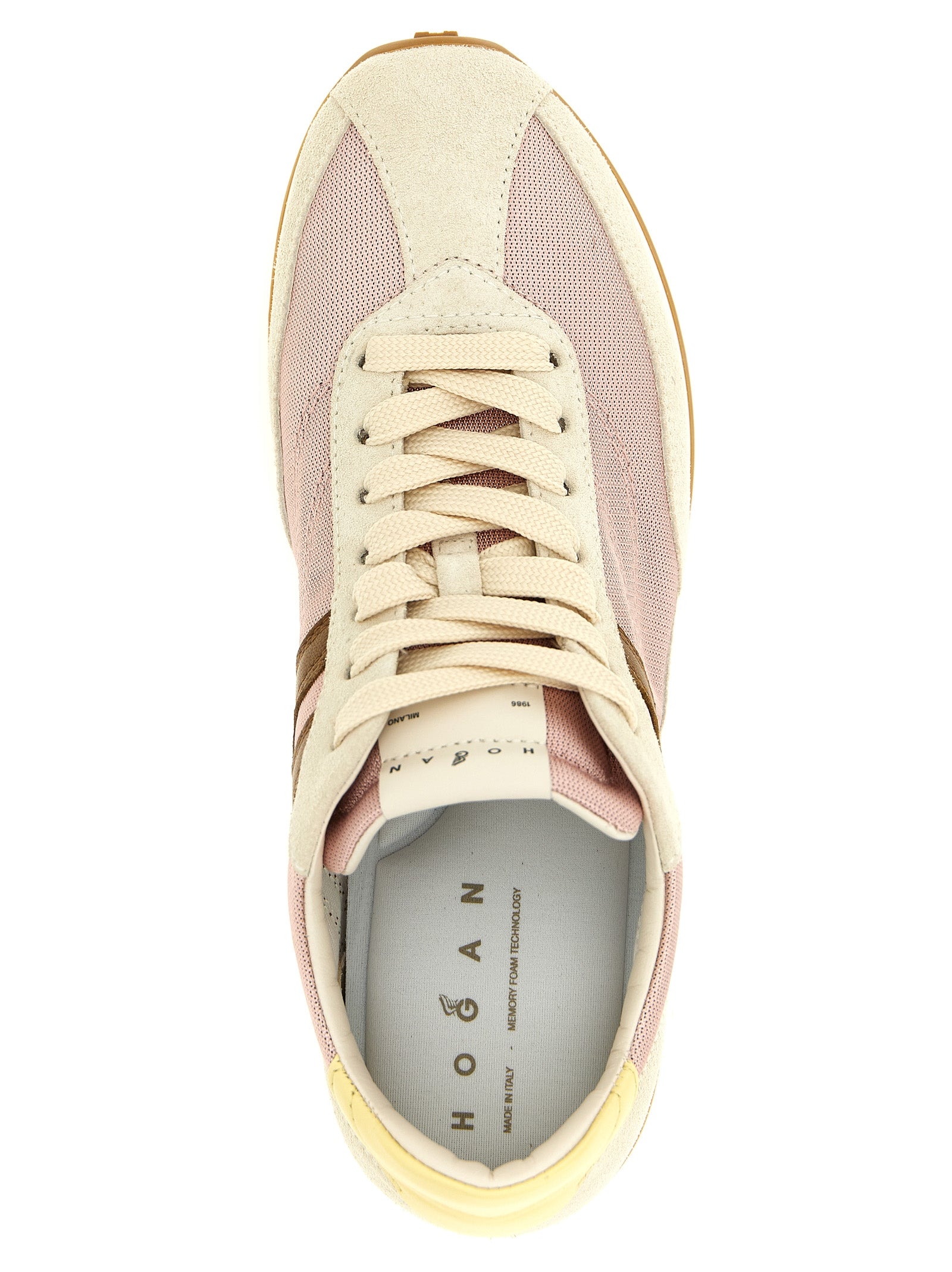 Hogan 65% cotton sneaker in multicolor — view 4