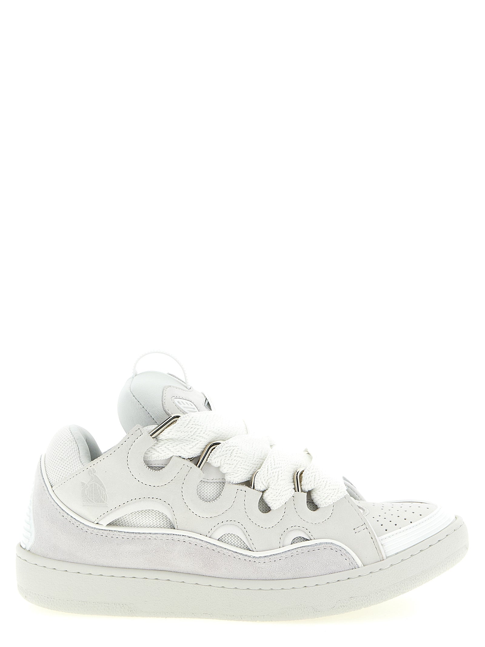 Lanvin 76% Calfskin Leather sneaker in white
