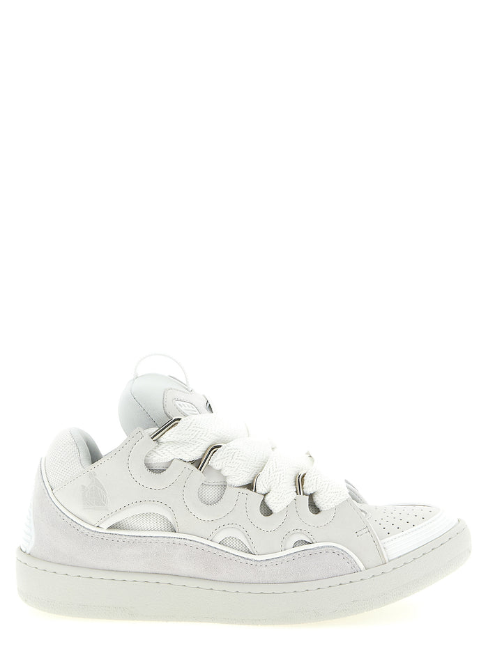 Lanvin 76% Calfskin Leather sneaker in white