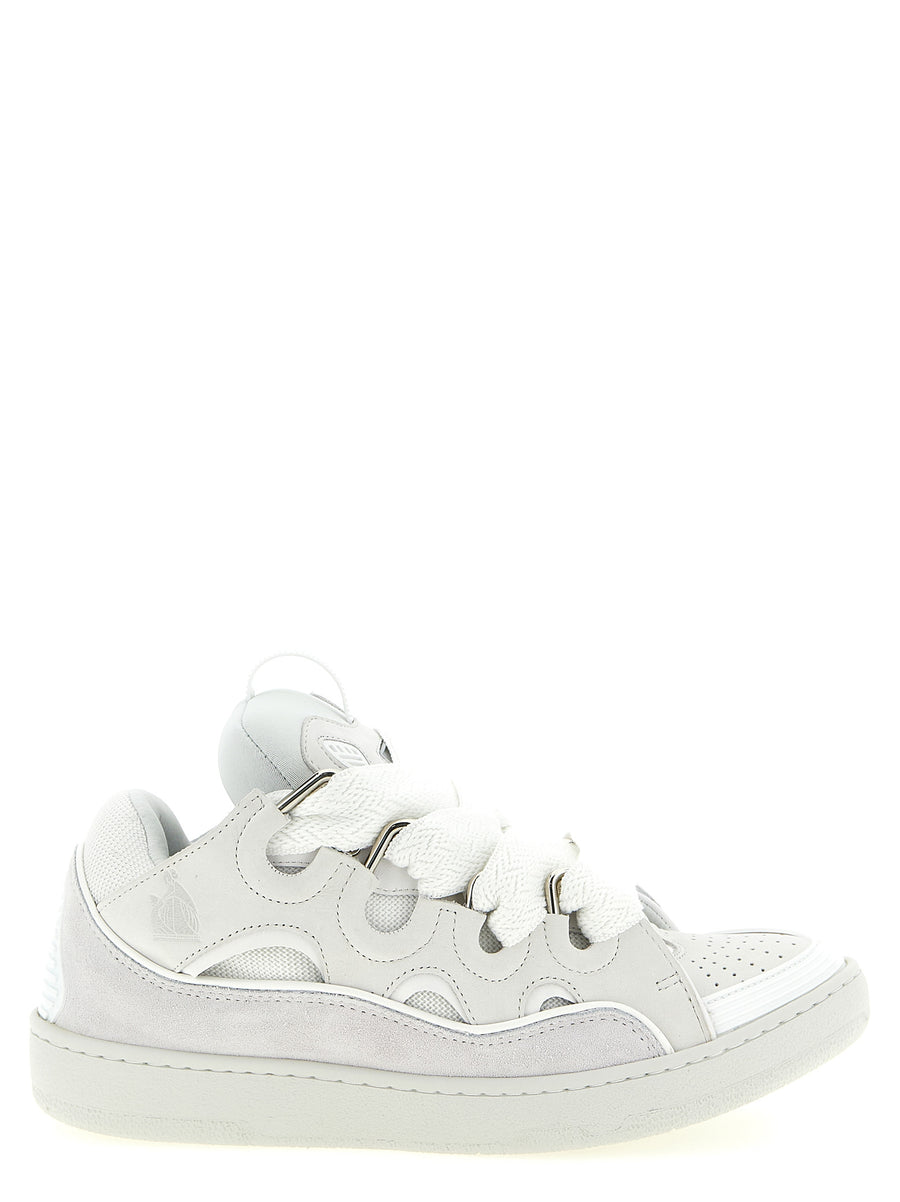 Lanvin 76% Calfskin Leather sneaker in white