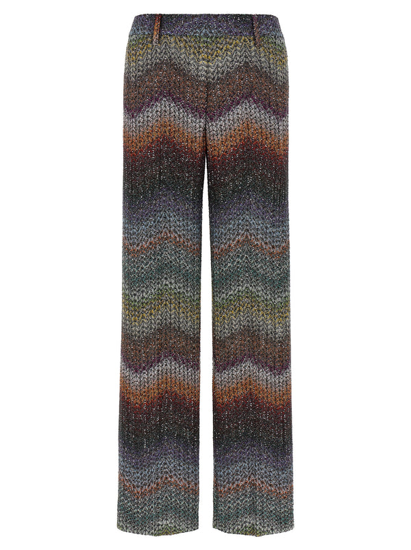 Missoni 69% Viscose trousers in multicolor