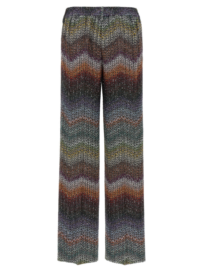 Missoni 69% Viscose trousers in multicolor — view 2