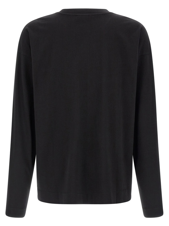 Dries Van Noten 100% cotton t-shirt in black — view 2