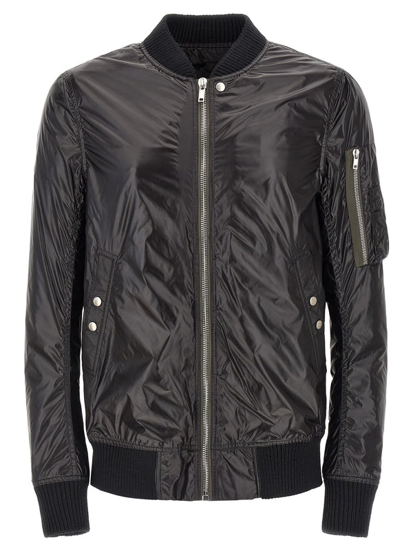 Rick Owens 100% Nylon jacket in black
