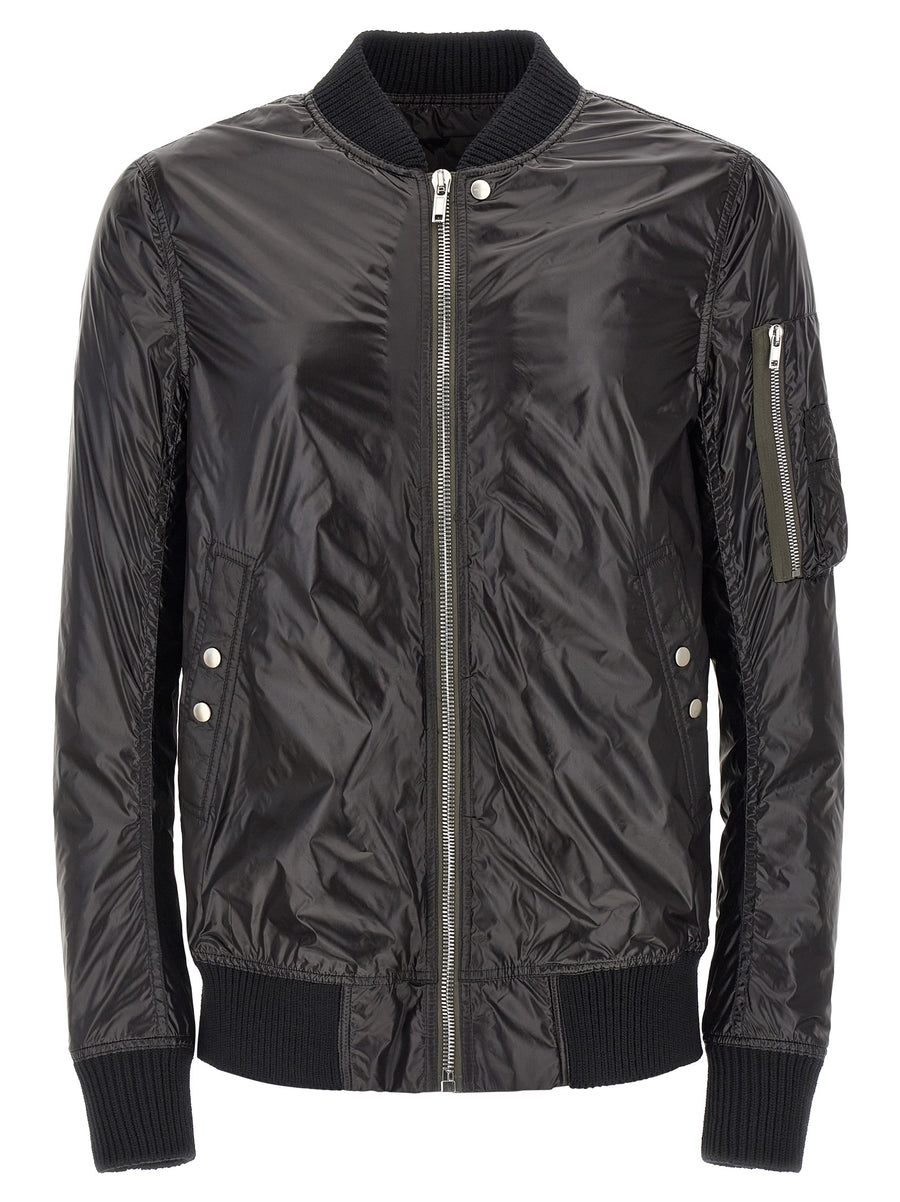 Rick Owens 100% Nylon jacket in black