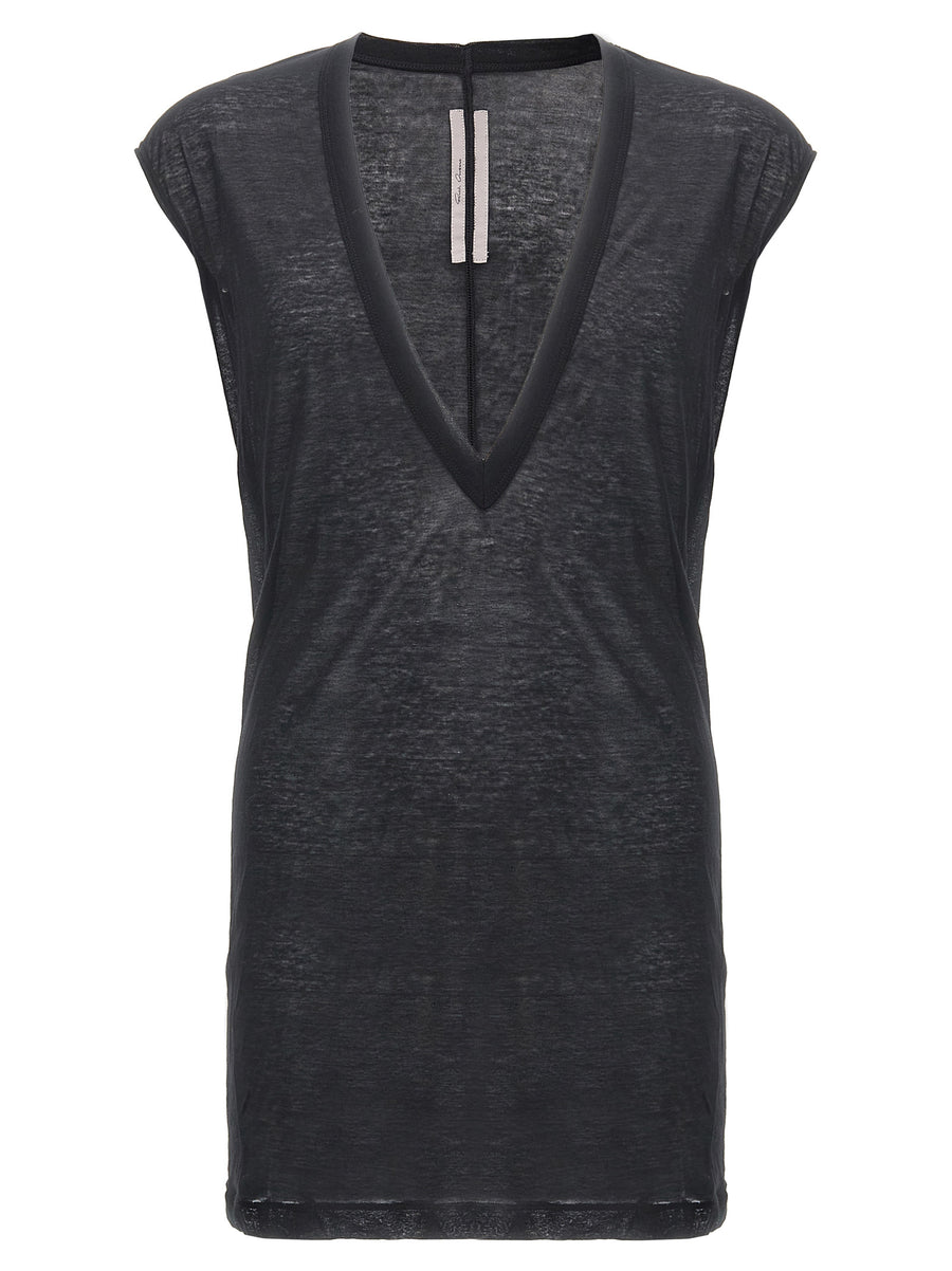 Rick Owens 100% Cotton t-shirt in black