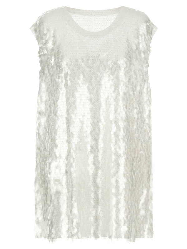 Norma Kamali 88% Polyamide tank top in white