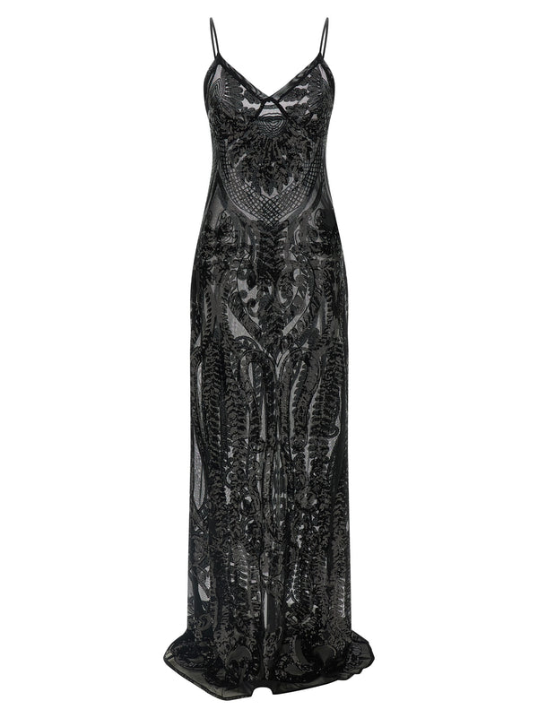 Norma Kamali 96% Polyester dress in black
