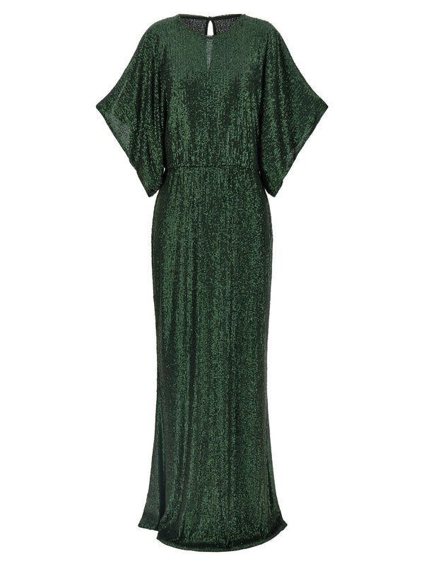 Norma Kamali 95% polyester dress in green