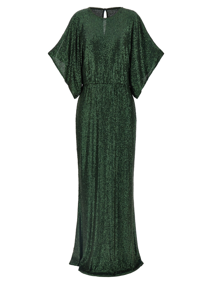 Norma Kamali 95% polyester dress in green