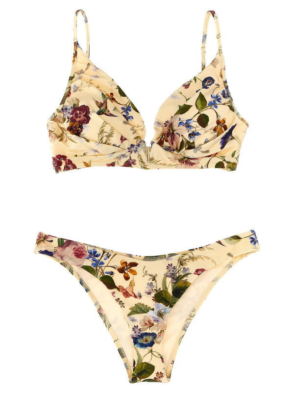 Zimmermann 80% polyamide bikini in multicolor
