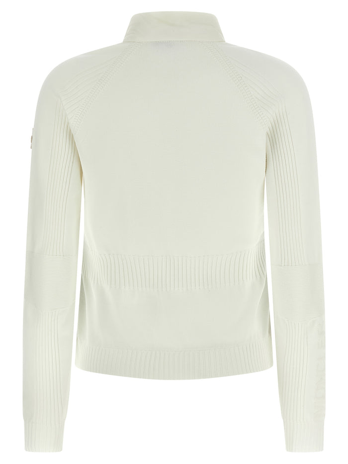 Moncler Grenoble 100% polyamide down jacket in white — view 2