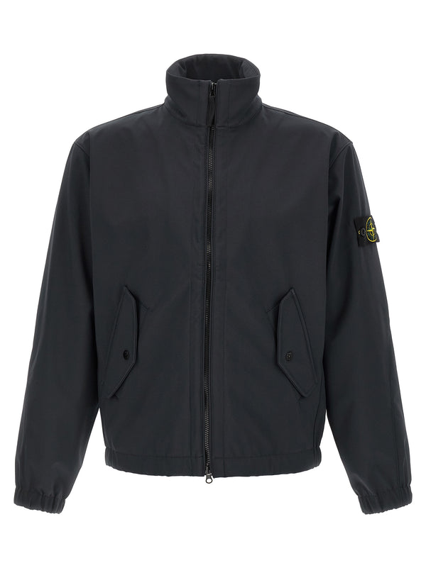 Stone Island 92% Polyester jacket in black