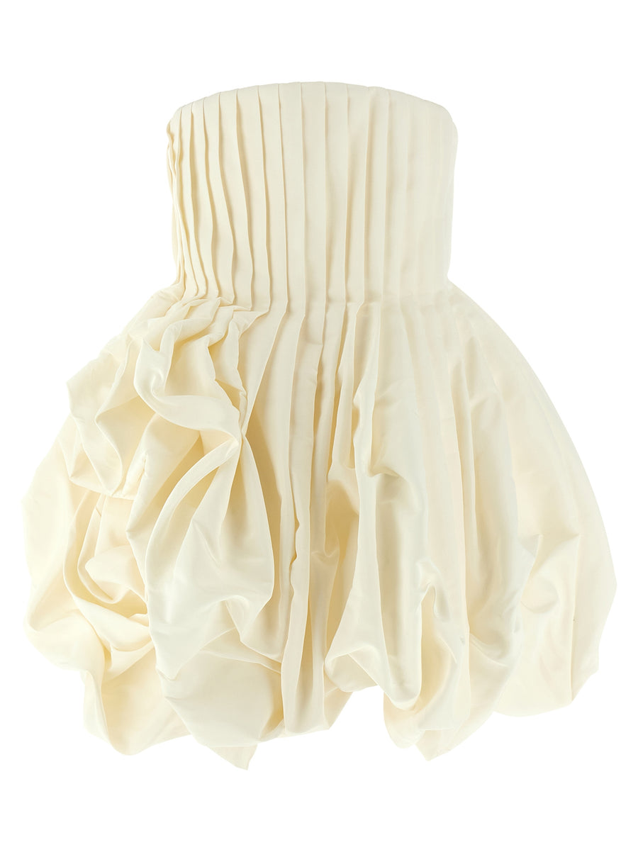 Carolina Herrera 100% silk dress in white