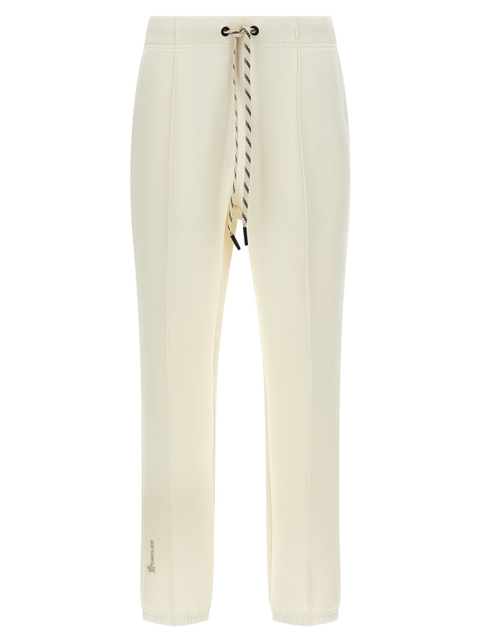 Moncler Grenoble 76% polyester joggers in white