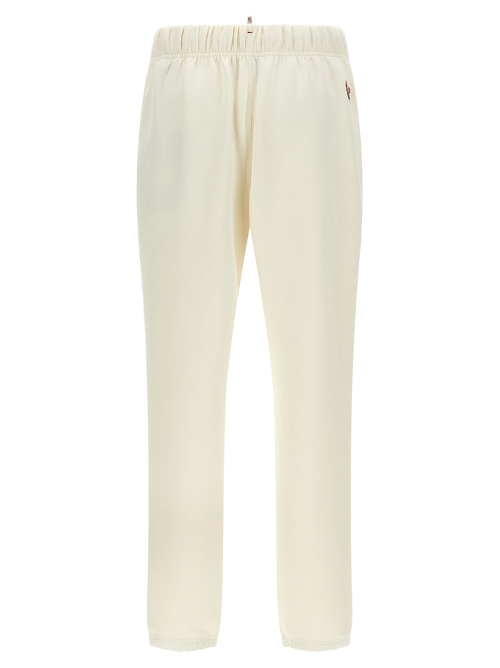Moncler Grenoble 76% polyester joggers in white — view 2