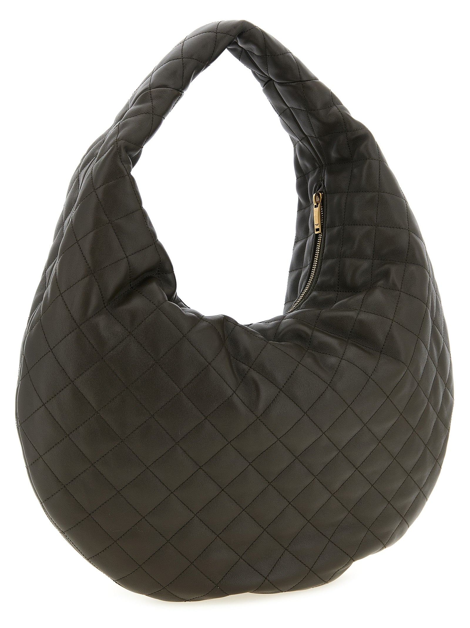 Saint Laurent 100% lamb leather shoulder bag in black — view 2