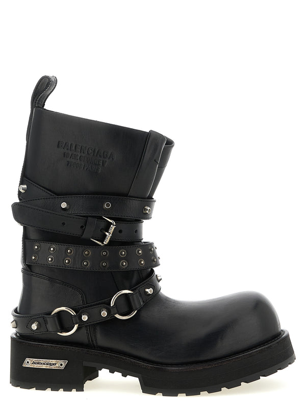 Balenciaga 100% Calfskin Leather boot in black
