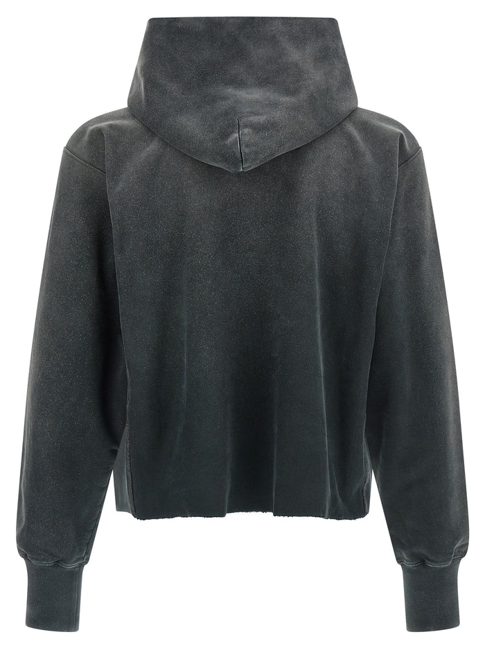 Maison Margiela 100% cotton hoodie in gray — view 2
