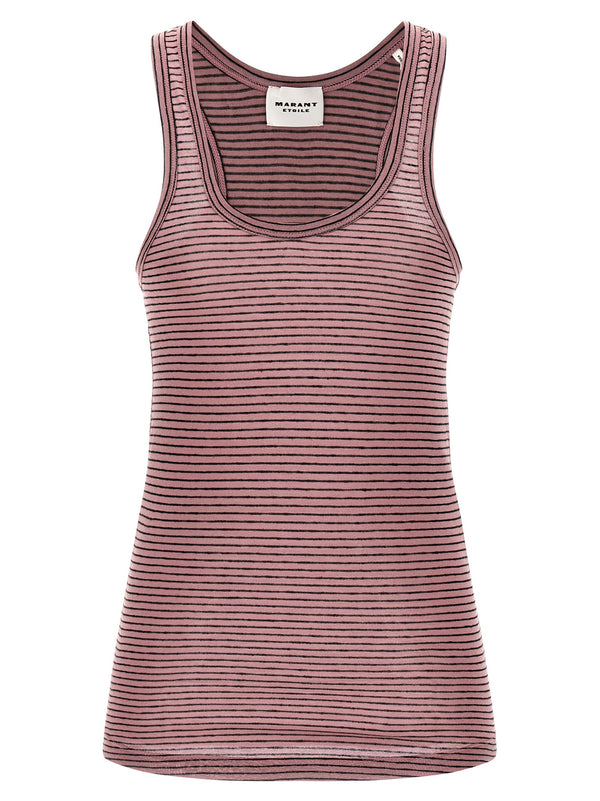 Marant Etoile 100% Cotton tank top in pink