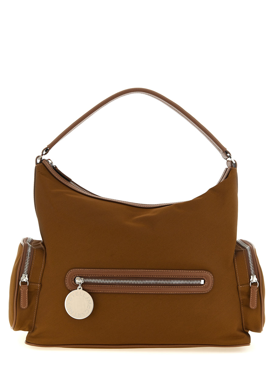 Stella McCartney 100% Polyamide shoulder bag in brown