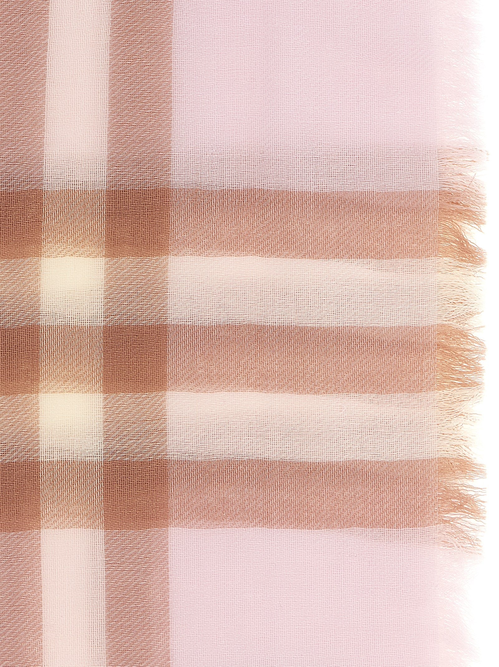 Burberry 100% Wool scarf in pink — view 2