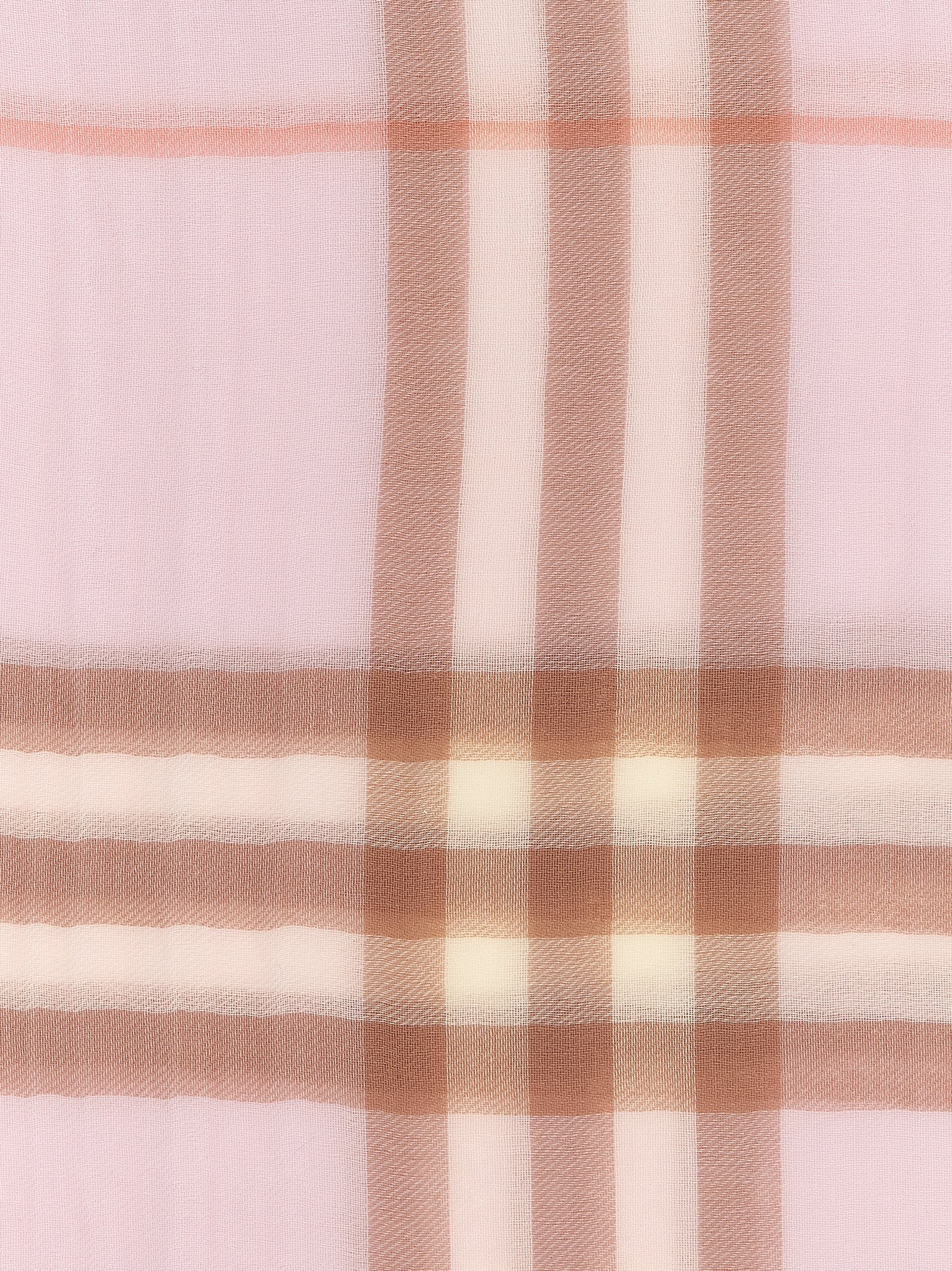 Burberry 100% Wool scarf in pink — view 3