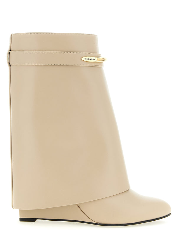 Givenchy 100% calfskin leather ankle boot in beige