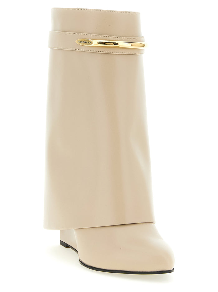 Givenchy 100% calfskin leather ankle boot in beige — view 2