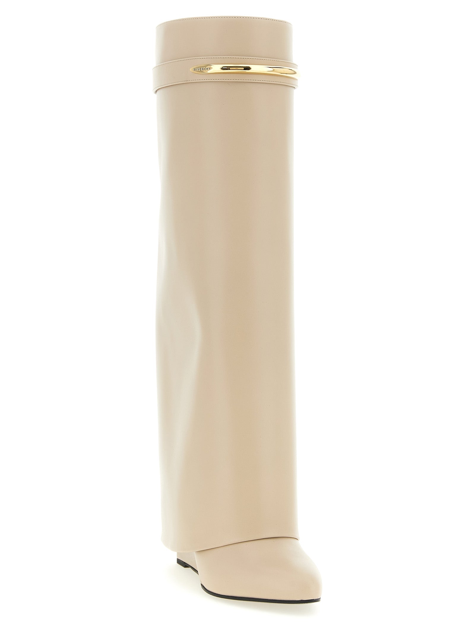 Givenchy 100% Calfskin Leather boot in beige — view 2